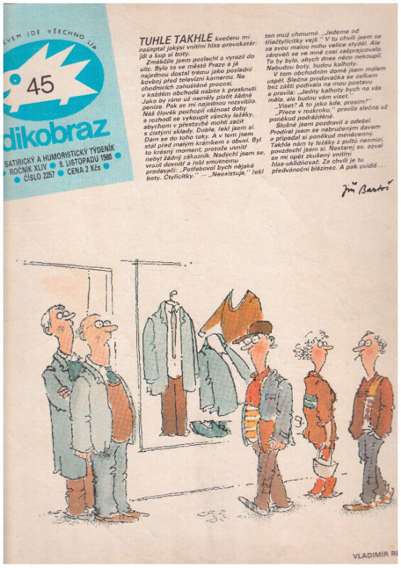 Dikobraz 45,  9. listopadu 1988